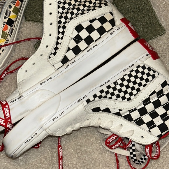 TWO ..Vans Black and White Checkerboard Sneakers and other design🥳🥳❌❌ - Picture 9 of 11